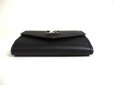 Photo5: LOUIS VUITTON Black Leather Trifold Wallet Lockmini Wallet #a424