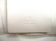 Photo10: GUCCI GG Beige Canvas White Leather 6 Pics Key Chain #a427