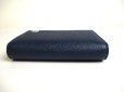 Photo6: BVLGARI Navy Blue Grain Calf Leather Business Card Case Card Holder #a428