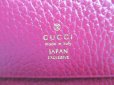 Photo10: GUCCI Japan Limited Double G Black Red Leather Business Card Case #a433