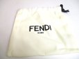 Photo12: FENDI Shadow Card Holder Navy Blue Leather Bifold Bill Wallet #a435