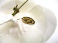 Photo10: CHANEL Camelia White Canvas Small Corsage Brooch #a445