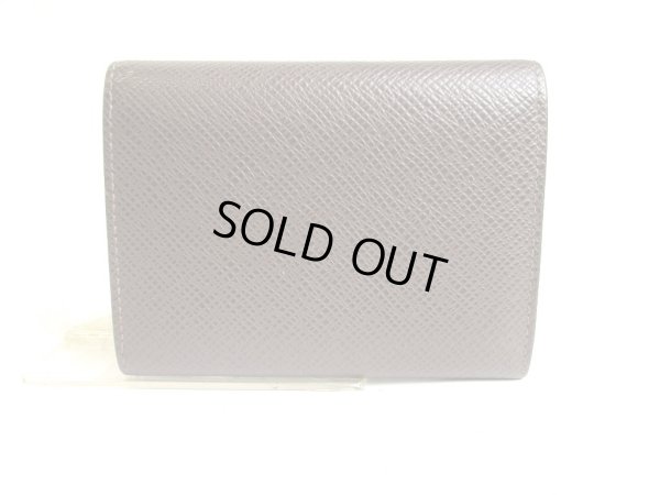 Photo2: LOUIS VUITTON Taiga Dark Brown Leather Business Card Case #a448