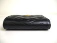 Photo6: GUCCI GG Marmont Black Leather Bifold Wallet Compact Wallet #a451