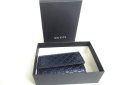 Photo12: GUCCI Micro GG Navy Blue Leather 6 Pics Key Chain #a452