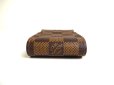 Photo5: LOUIS VUITTON Damier Brown Leather Cigarette Case Tabacco Case #a453