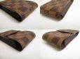 Photo7: LOUIS VUITTON Damier Brown Leather Cigarette Case Tabacco Case #a453