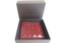 Photo12: BOTTEGA VENETA Intrecciato Bordeaux Leather Small Bi-Fold Bill Wallet #454