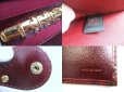 Photo9: FENDI Zucca Bordeaux Leather Document Holders Small Ring Agenda Cover #a457