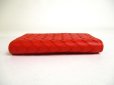 Photo6: BOTTEGA VENETA Intrecciato Red Leather Business Card Holder #a458