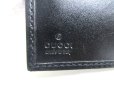 Photo10: GUCCI GG Imprimee Black Coating Canvas Bifold Flap Wallet Purse #a463