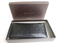 Photo12: GUCCI GG Imprimee Black Coating Canvas Bifold Flap Wallet Purse #a463