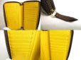 Photo8: GUCCI Neo Vintage GG Supreme Canvas Yellow Leather Round Zip Long Wallet #a464