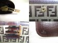 Photo10: FENDI Zucca Canvas Brown Leather Bifold Wallet Compact Wallet #a466