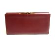 Photo2: Cartier Must de Cartier Bordeaux Leather Trifold Long Wallet #a472 (2)