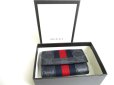 Photo12: GUCCI GG Canvas Gray PVC Double G 6 Pics Key Chain #a482