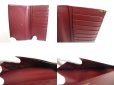 Photo8: Cartier Must de Cartier Bordeaux Leather Long Flap Bill Wallet #a483