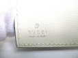 Photo10: GUCCI GG Jackie 1961 White Leather Bifold Wallet Compact Wallet #a484