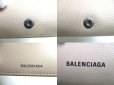 Photo10: BALENCIAGA Beige Leather Trifold Cash Mini Wallet Purse #a494