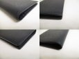 Photo7: LOUIS VUITTON Black Taiga Leather Long Wallet Portefeuille Brazza #a496