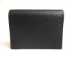 Photo2: Salvatore Ferragamo Vala Black Leather Bifold Long Wallet #a497 (2)