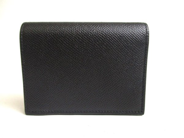 Photo2: Salvatore Ferragamo Vala Black Leather Bifold Long Wallet #a497