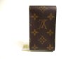 Photo2: LOUIS VUITTON Monogram Leather Brown Cigarette Cases #a503 (2)