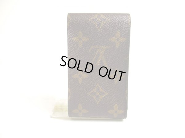 Photo2: LOUIS VUITTON Monogram Leather Brown Cigarette Cases #a503