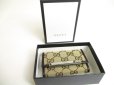 Photo12: GUCCI GG Beige Canvas Brown Leather 6 Pics Key Chain #a511