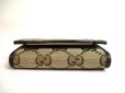 Photo5: GUCCI GG Beige Canvas Brown Leather 6 Pics Key Chain #a511