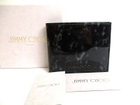 Jimmy Choo Black Patent Leather Bifold Bill Wallet Card Holder #a515