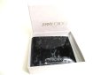 Photo12: Jimmy Choo Black Patent Leather Bifold Bill Wallet Card Holder #a515