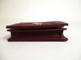 Photo5: GUCCI GG Marmont Bordeaux Leather Bifold Wallet Compact Wallet #a520