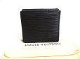 Photo1: LOUIS VUITTON Epi Black Leather Coin Purse Porto Monnaie Boite #a522 (1)