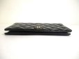 Photo5: CHANEL CC Logo Black Patent Leather Flap Long Wallet Purse #a532