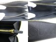 Photo9: GUCCI Logo Motif Black Leather Round Zip Long Wallet #a535