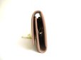 Photo3: PRADA Beige Saffiano Metal Leather 4 Pics Key Chain #a542