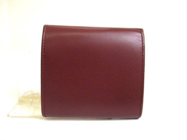 Photo2: Cartier Must de Cartier Bordeaux Leather Coin Purse #a546