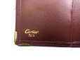 Photo10: Cartier Must de Cartier Bordeaux Leather Bifold Long Wallet #a547