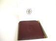 Photo12: Cartier Must de Cartier Bordeaux Leather Bifold Wallet Purse #a549