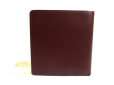 Photo2: Cartier Must de Cartier Bordeaux Leather Bifold Wallet Purse #a549 (2)