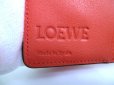 Photo10: LOEWE Anagram Light Pink Leather Bifold Wallet Compact Wallet #a551