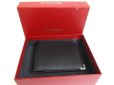 Photo12: Cartier Must de Cartier Black Leather Bifold Wallet Purse #a555