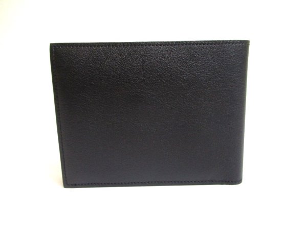 Photo2: Cartier Must de Cartier Black Leather Bifold Wallet Purse #a555