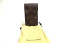 Photo1: LOUIS VUITTON Monogram Leather Brown Cigarette Cases #a556 (1)