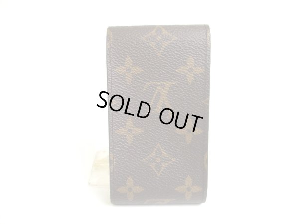 Photo2: LOUIS VUITTON Monogram Leather Brown Cigarette Cases #a556
