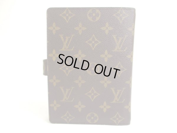 Photo2: LOUIS VUITTON Monogram Document Holders Medium Ring Agenda Cover #a557