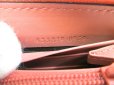 Photo11: GUCCI GG Marmont Ribbon Motif Pink Leather Round Zip Wallet #a558