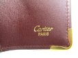 Photo10: Cartier Must de Cartier Bordeaux Leather 4 Pics Key Cases #a565