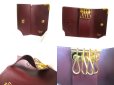 Photo8: Cartier Must de Cartier Bordeaux Leather 4 Pics Key Cases #a565